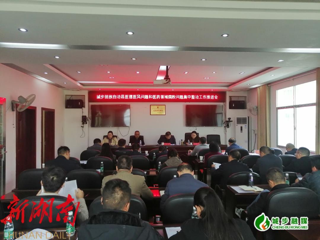 城步召开医德医风问题和医药领域腐败问题集中整治工作推进会_邵阳头条网